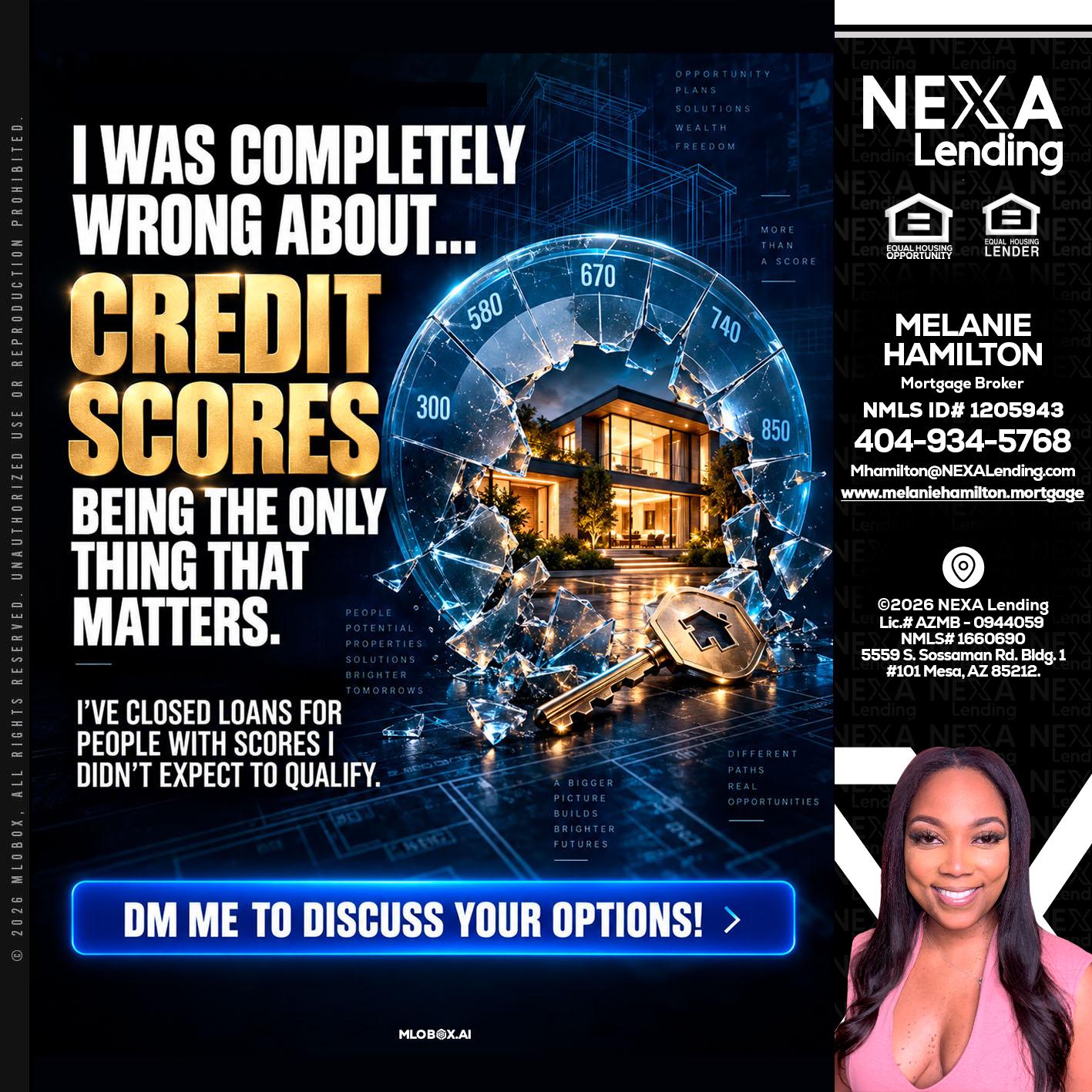 I WAS COMPLETY - Melanie Hamilton -Loan Officer