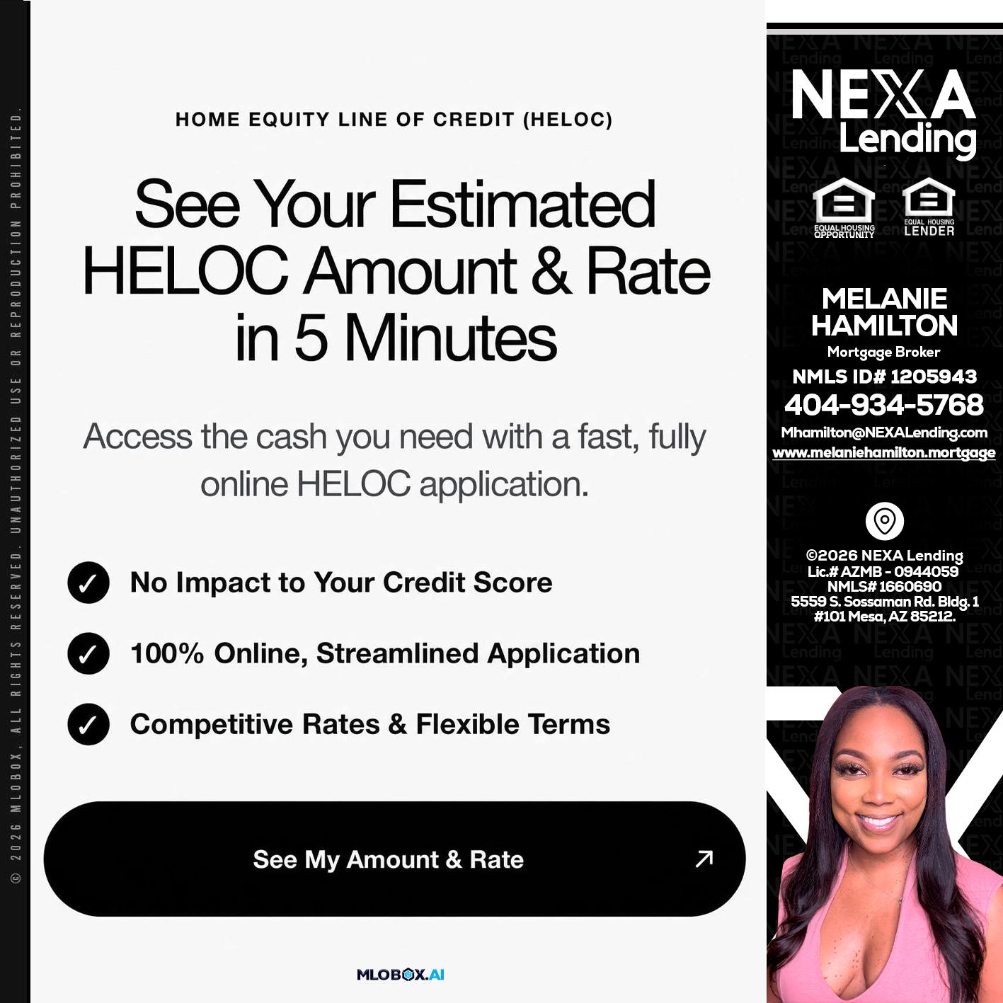 HELOC - Melanie Hamilton -Loan Officer