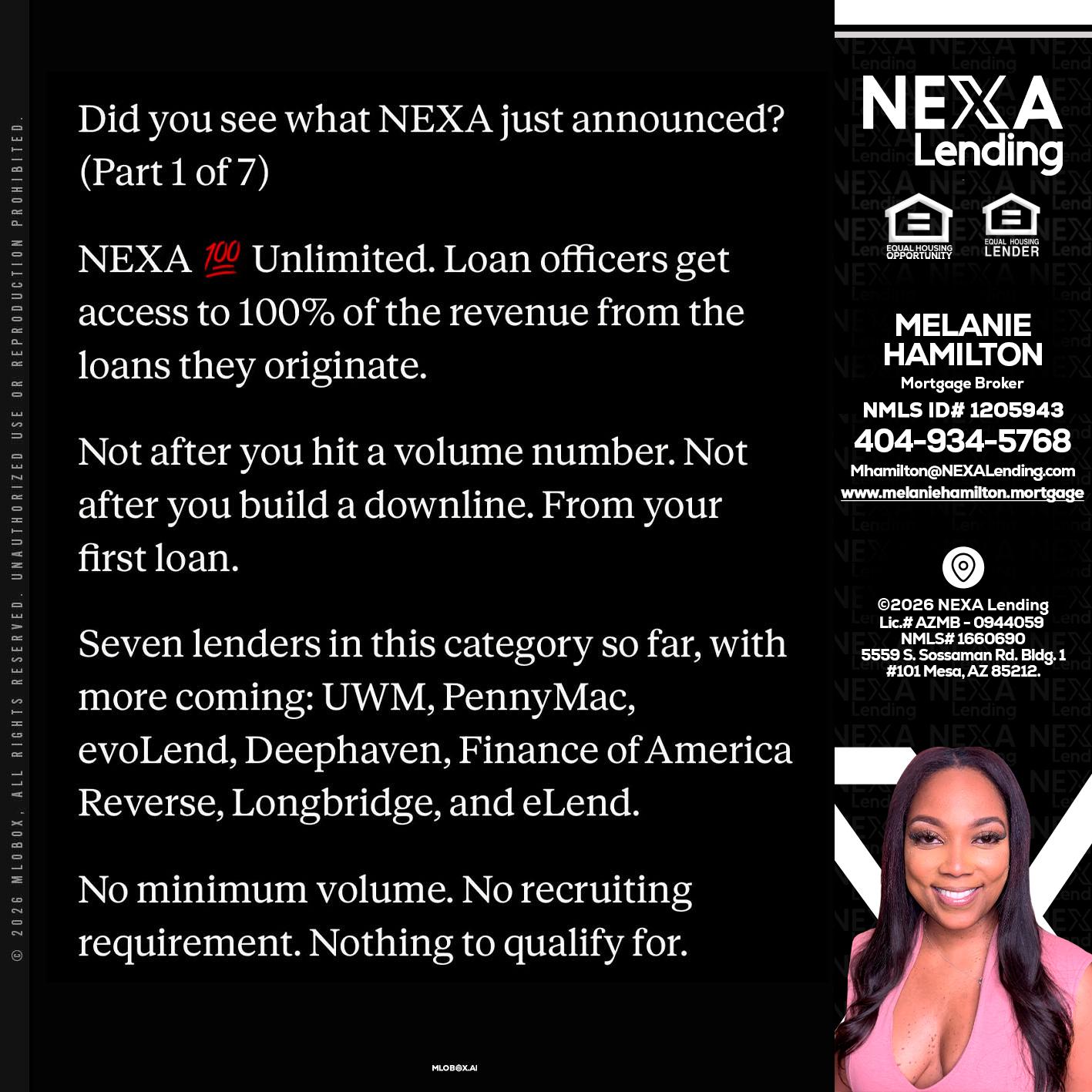 DID YOU KNOW - Melanie Hamilton -Loan Officer