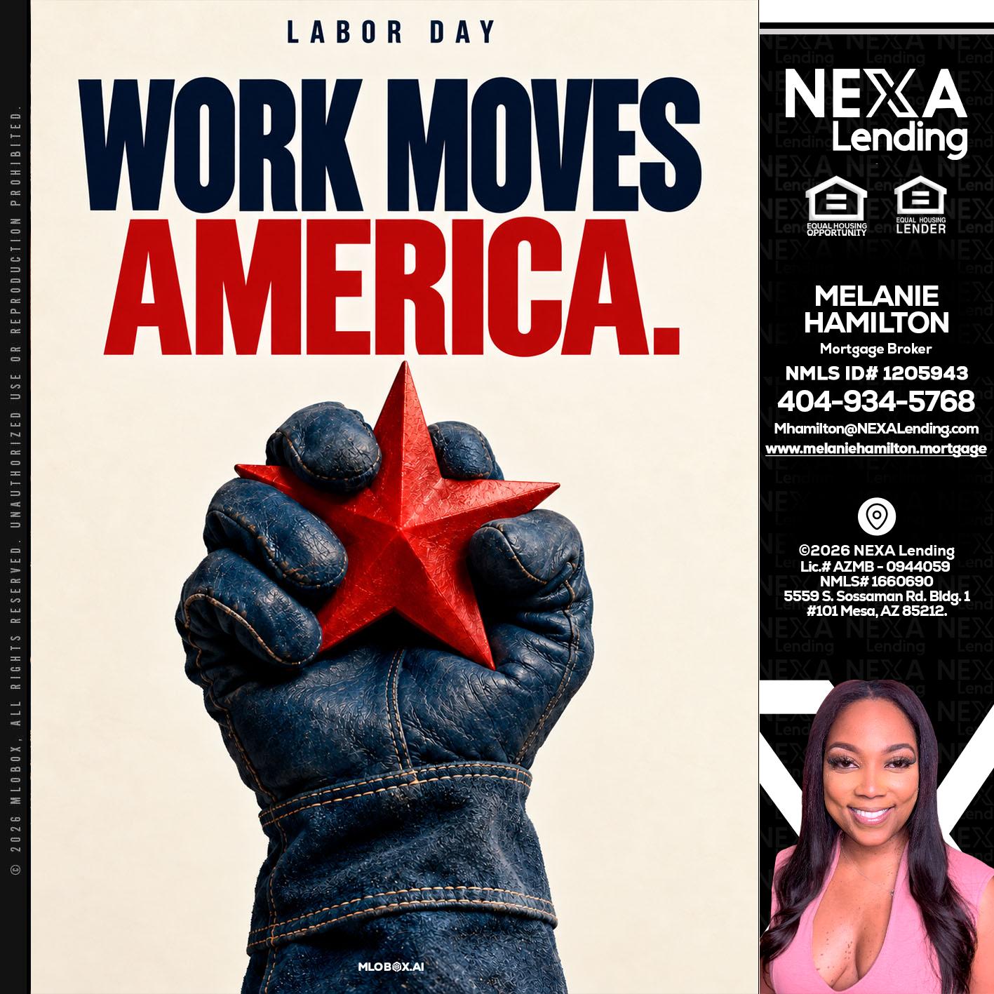 WORKS MOVES AMERICA - Melanie Hamilton -Loan Officer